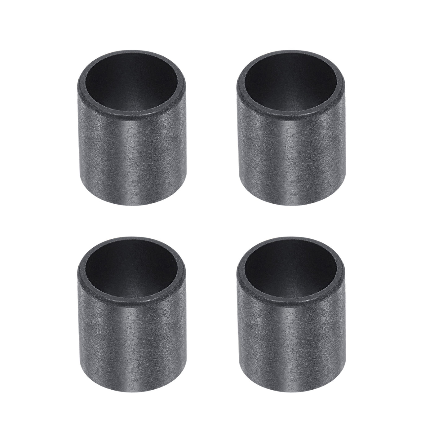 uxcell Uxcell Sleeve Bearings 10mmx12mmx12mm POM Wrapped Oilless Bushings Black 4pcs
