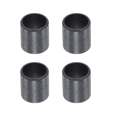 Harfington Uxcell Sleeve Bearings 10mmx12mmx12mm POM Wrapped Oilless Bushings Black 4pcs