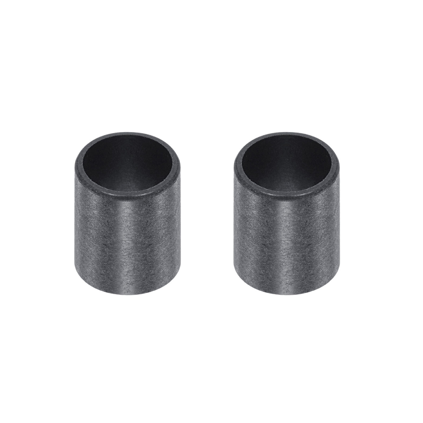 uxcell Uxcell Sleeve Bearings 10mmx12mmx15mm POM Wrapped Oilless Bushings Black 2pcs
