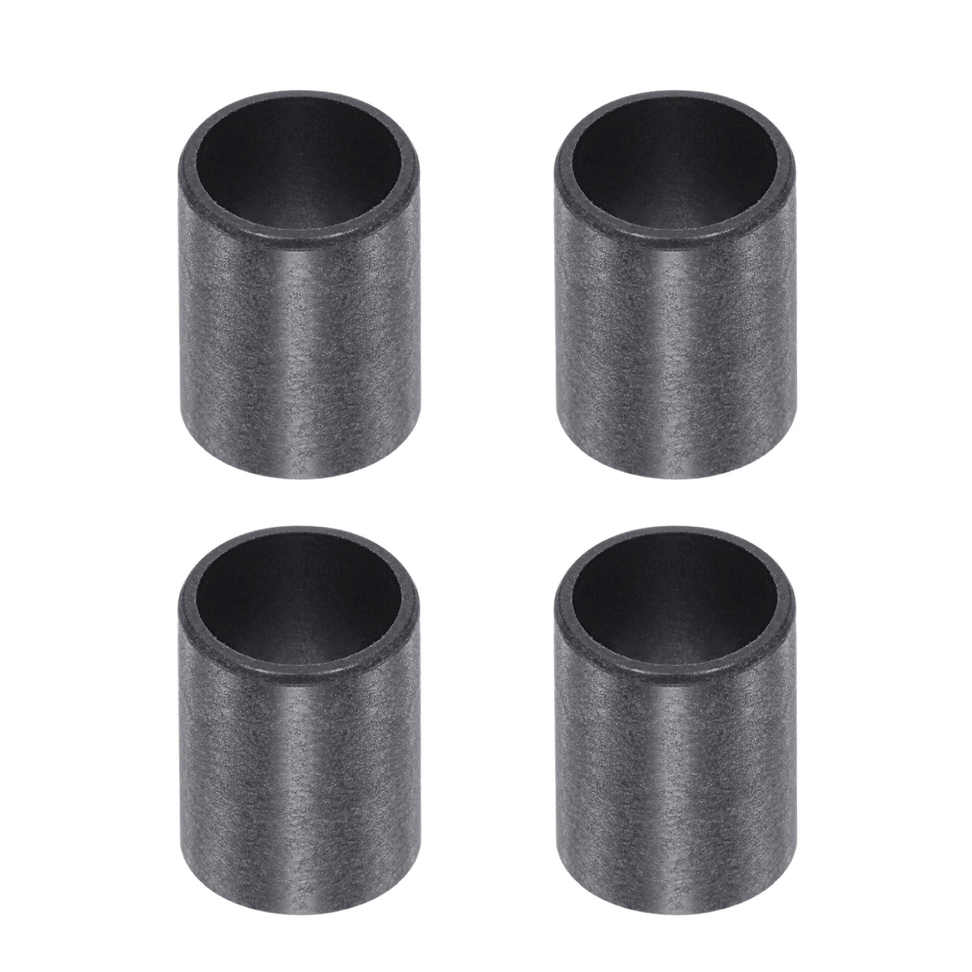 uxcell Uxcell Sleeve Bearings 10mmx12mmx17mm POM Wrapped Oilless Bushings Black 4pcs