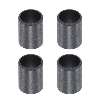 Harfington Uxcell Sleeve Bearings 10mmx12mmx17mm POM Wrapped Oilless Bushings Black 4pcs