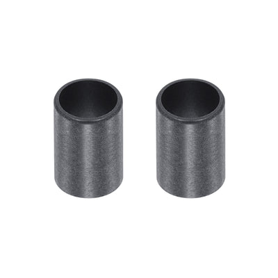 Harfington Uxcell Sleeve Bearings 10mmx12mmx20mm POM Wrapped Oilless Bushings Black 2pcs