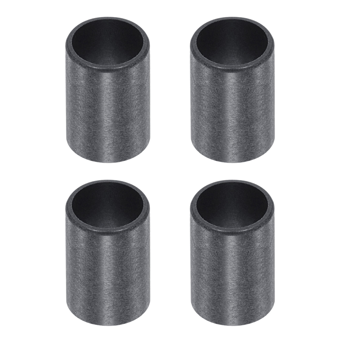 uxcell Uxcell Sleeve Bearings 10mmx12mmx20mm POM Wrapped Oilless Bushings Black 4pcs