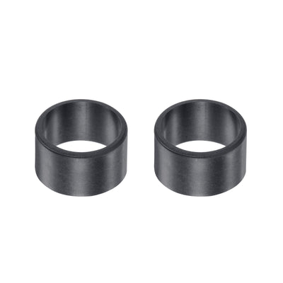 Harfington Uxcell Sleeve Bearings 12mmx14mmx8mm POM Wrapped Oilless Bushings Black 2pcs