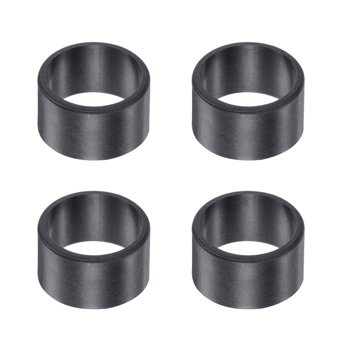 uxcell Uxcell Sleeve Bearings 12mmx14mmx8mm POM Wrapped Oilless Bushings Black 4pcs