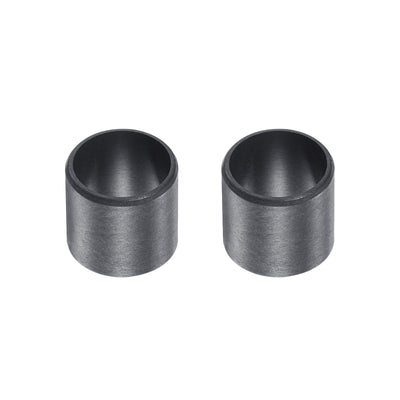 Harfington Uxcell Sleeve Bearings 12mmx14mmx10mm POM Wrapped Oilless Bushings Black 2pcs