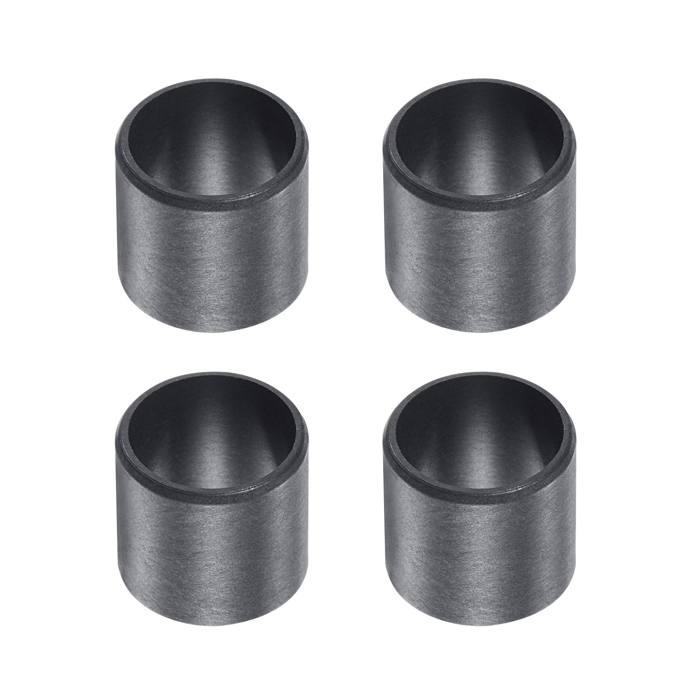 uxcell Uxcell Sleeve Bearings 12mmx14mmx10mm POM Wrapped Oilless Bushings Black 4pcs