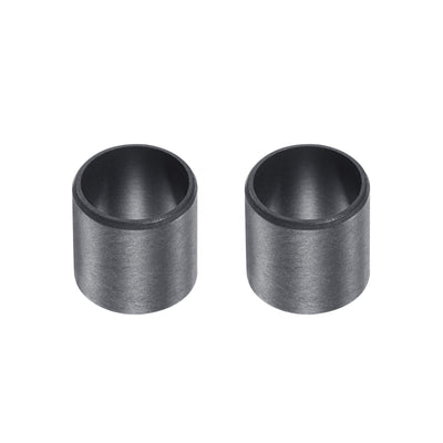 Harfington Uxcell Sleeve Bearings 12mmx14mmx12mm POM Wrapped Oilless Bushings Black 2pcs