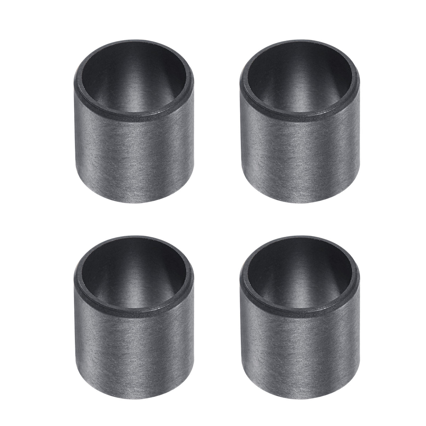 uxcell Uxcell Sleeve Bearings 12mmx14mmx12mm POM Wrapped Oilless Bushings Black 4pcs