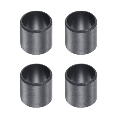 Harfington Uxcell Sleeve Bearings 12mmx14mmx12mm POM Wrapped Oilless Bushings Black 4pcs