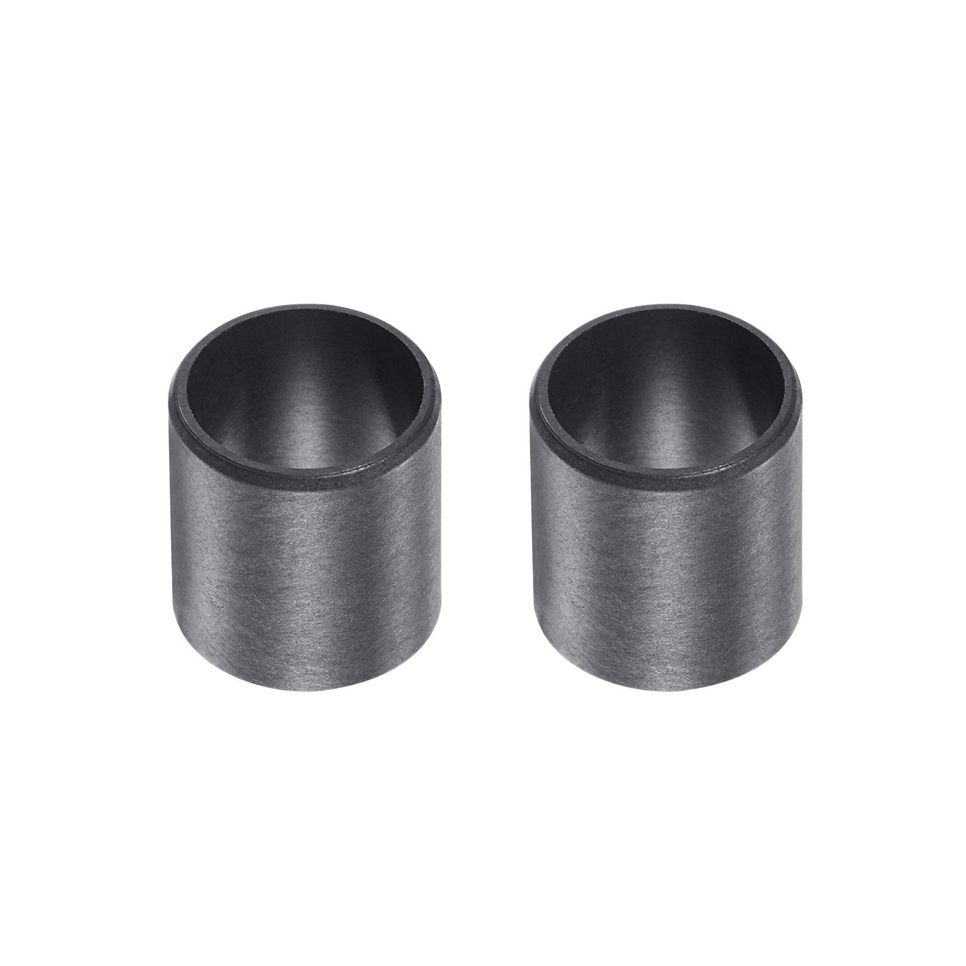uxcell Uxcell Sleeve Bearings 12mmx14mmx15mm POM Wrapped Oilless Bushings Black 2pcs