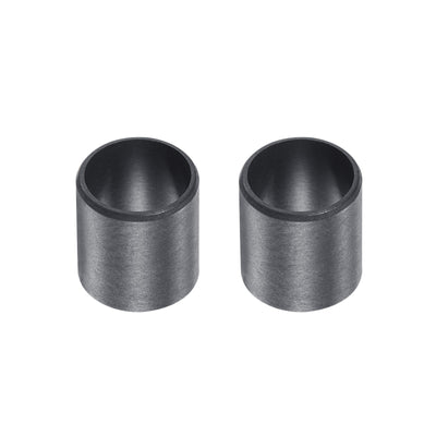 Harfington Uxcell Sleeve Bearings 12mmx14mmx15mm POM Wrapped Oilless Bushings Black 2pcs