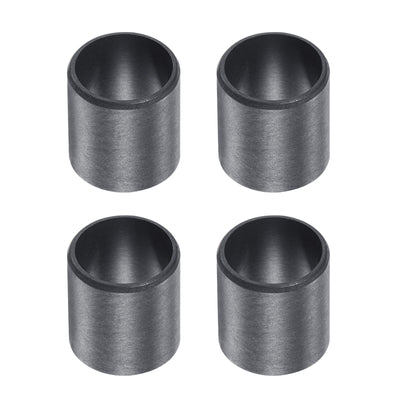 Harfington Uxcell Sleeve Bearings 12mmx14mmx15mm POM Wrapped Oilless Bushings Black 4pcs