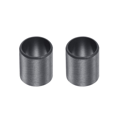 Harfington Uxcell Sleeve Bearings 12mmx14mmx17mm POM Wrapped Oilless Bushings Black 2pcs