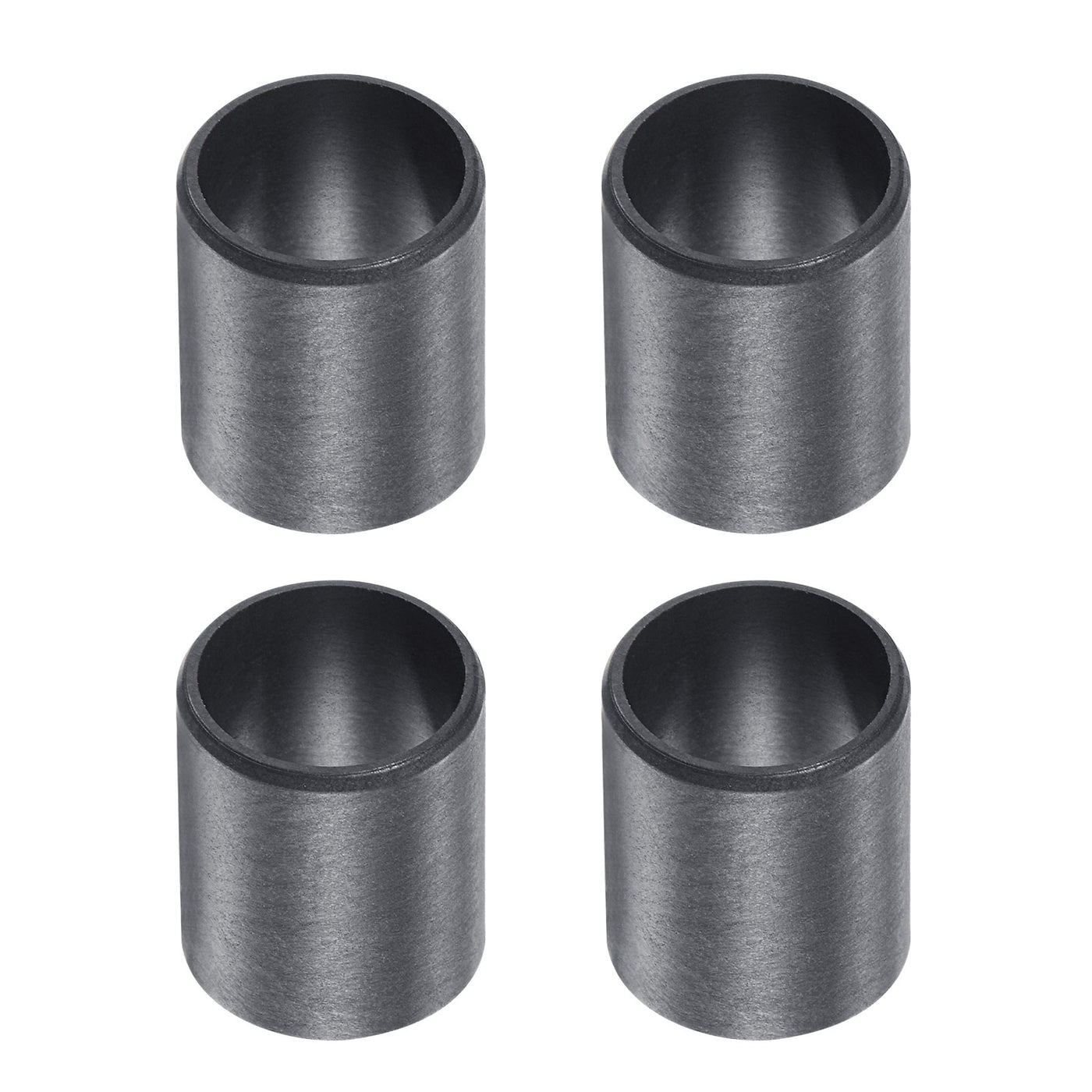 uxcell Uxcell Sleeve Bearings 12mmx14mmx17mm POM Wrapped Oilless Bushings Black 4pcs