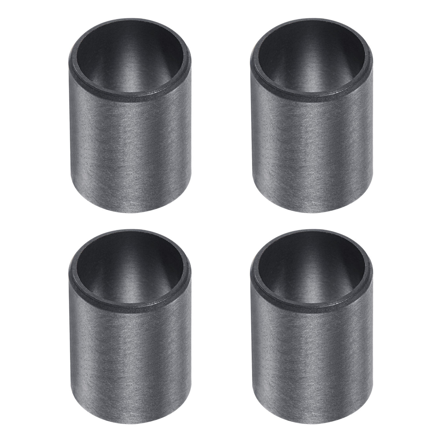 uxcell Uxcell Sleeve Bearings 12mmx14mmx20mm POM Wrapped Oilless Bushings Black 4pcs