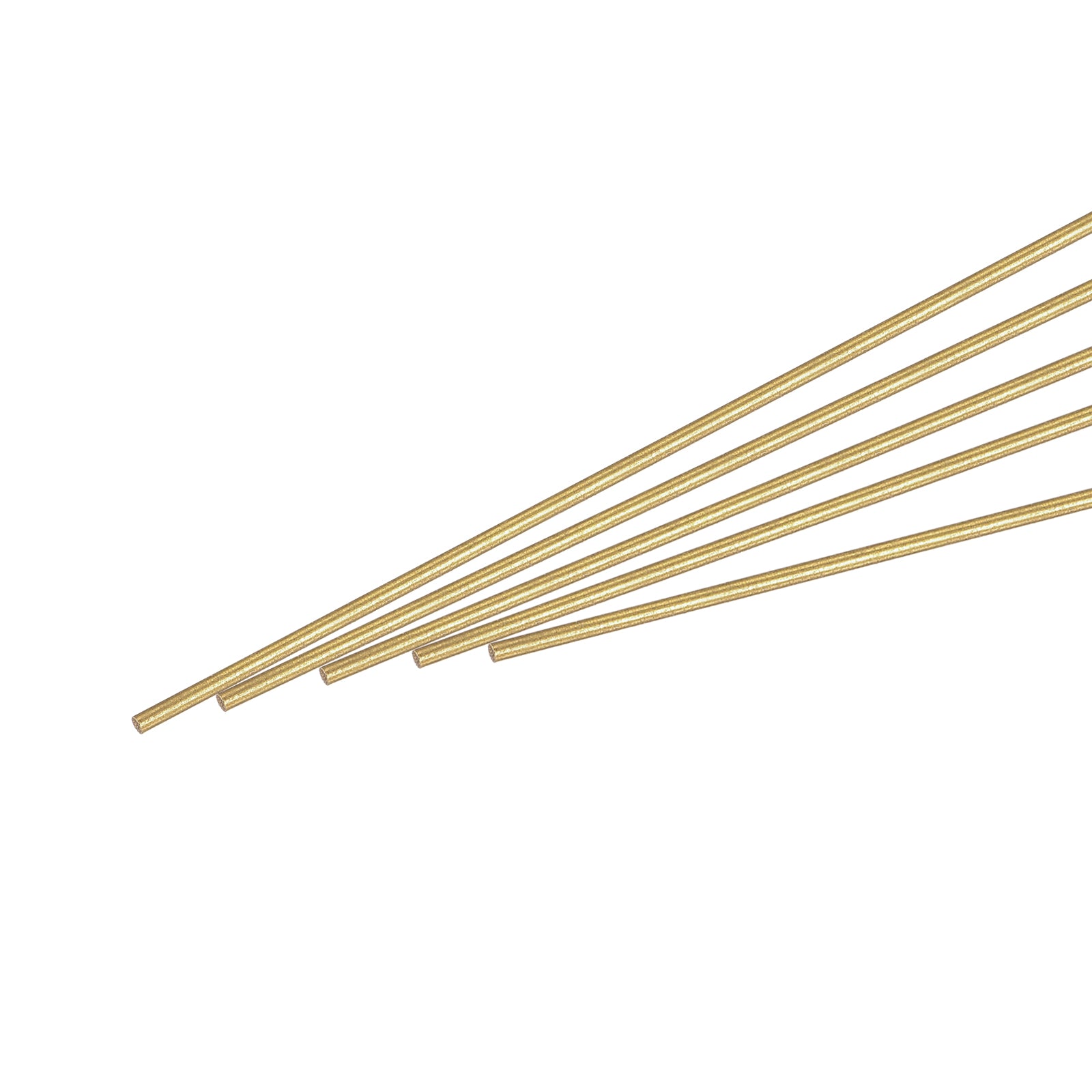 0.8mm Diameter 250mm Length Brass Solid Round Rod for DIY Craft 20Pcs ...