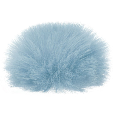 Harfington Furry Microphone Windscreen 7mmx 60mm Mic Cover Windshield Light Blue