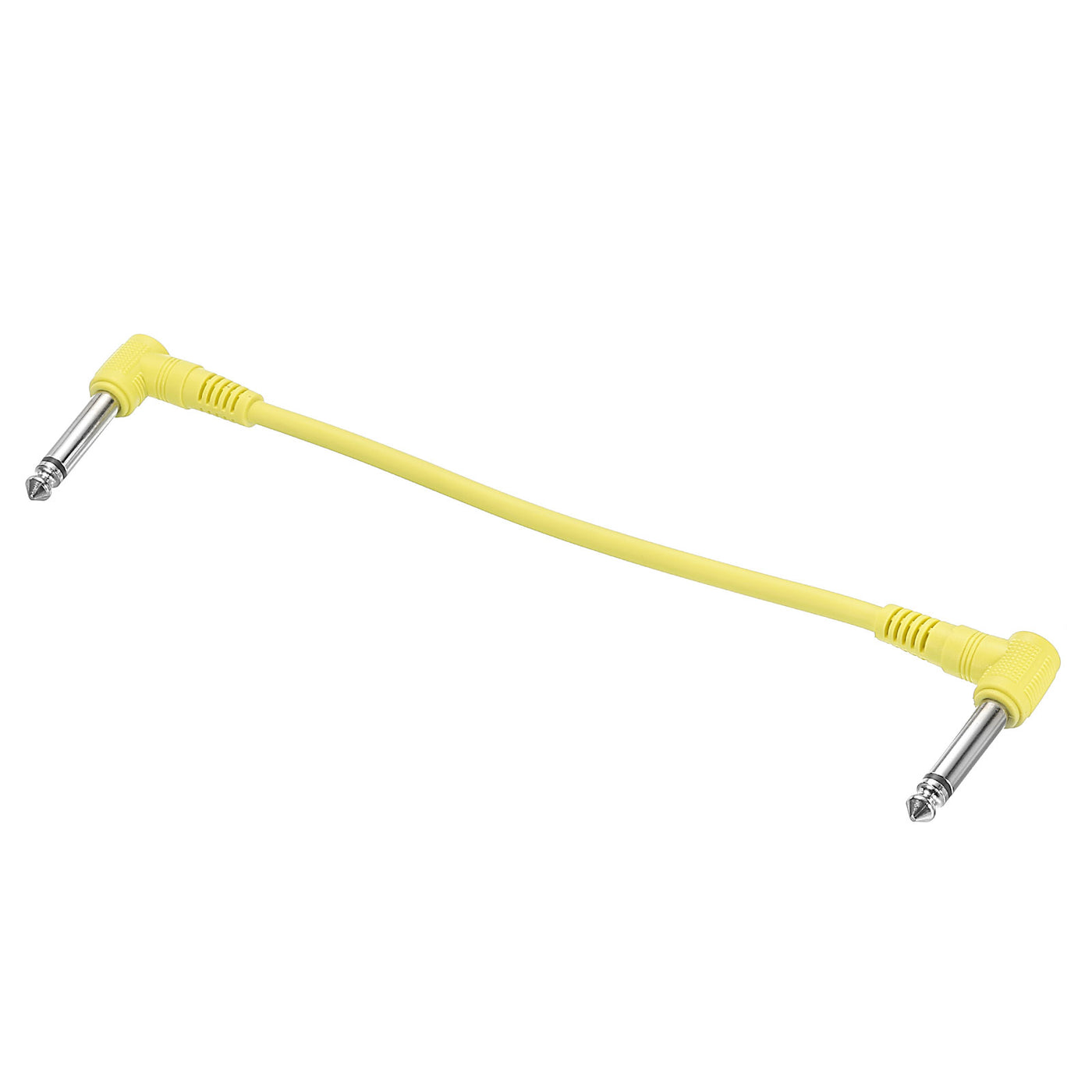 Harfington Guitar Patch Cables 1/4" TRS Right Angle Pedal Instrument Cable Yellow