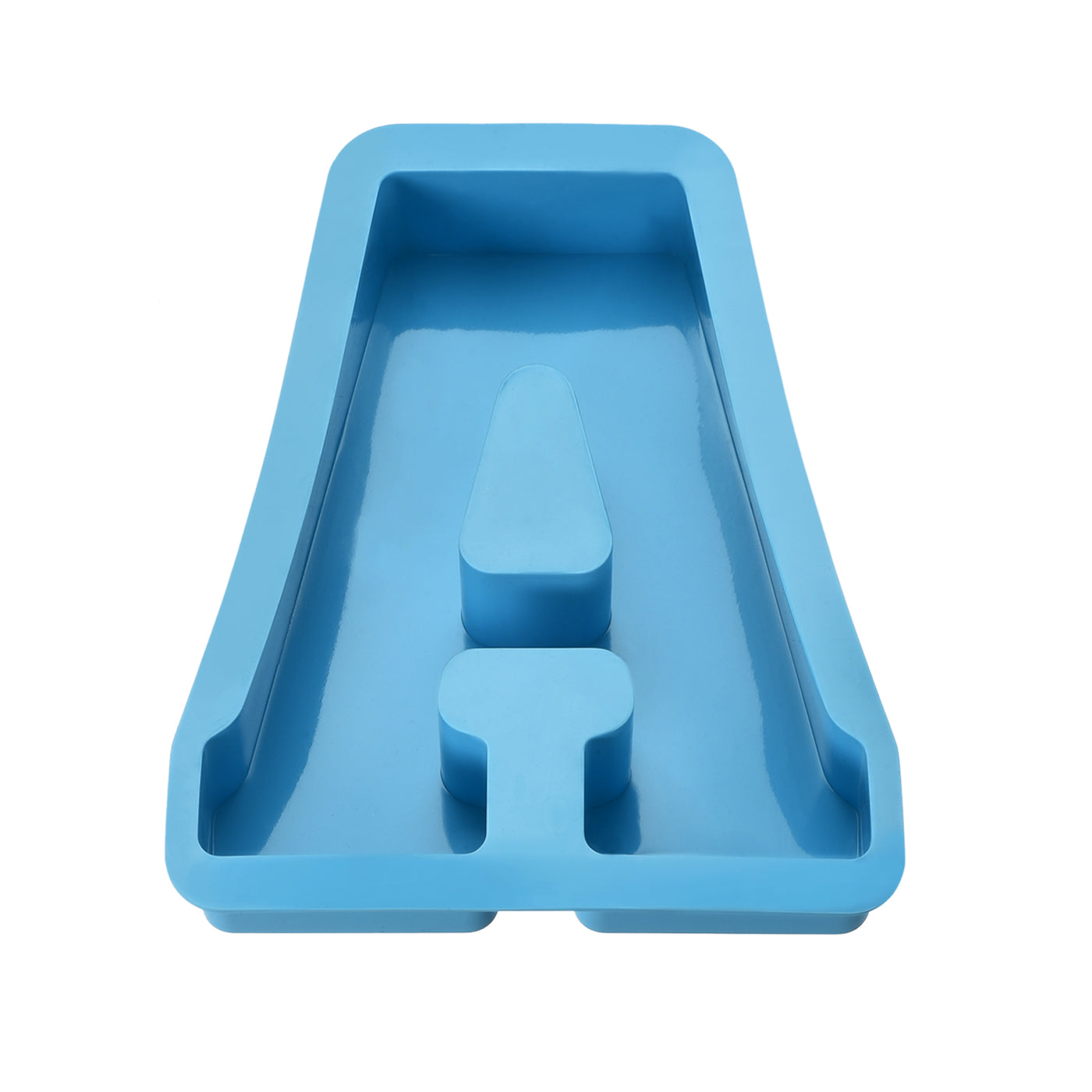 Harfington Silicone Resin Letter Mold 3D Mold for Epoxy Resin Art Large a Blue 6inch