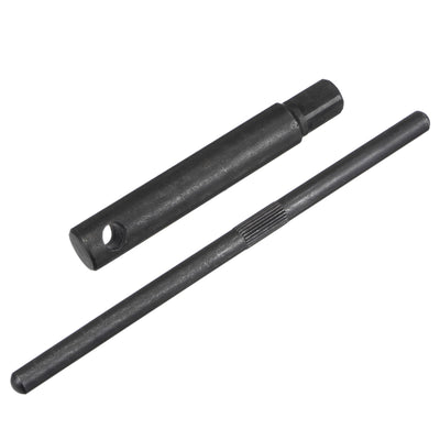 Harfington Uxcell Lathe Chuck Wrench, 17mm Square Head Key Spanner Tool, 2 Pcs (L200x300mm)