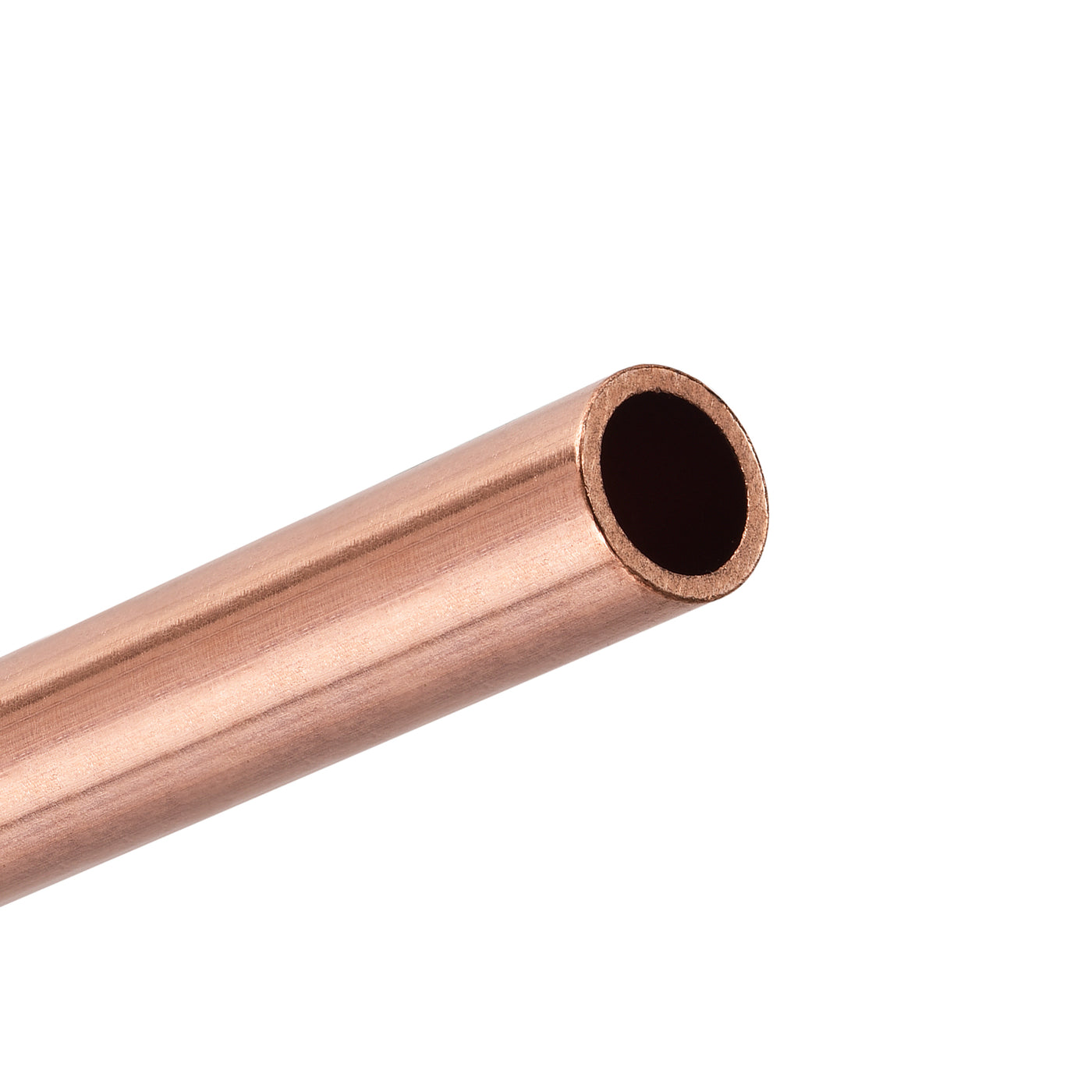 uxcell Uxcell Copper Round Tube 14mm OD 1.5mm Wall Thickness 100mm Length Pipe Tubing 2 Pcs