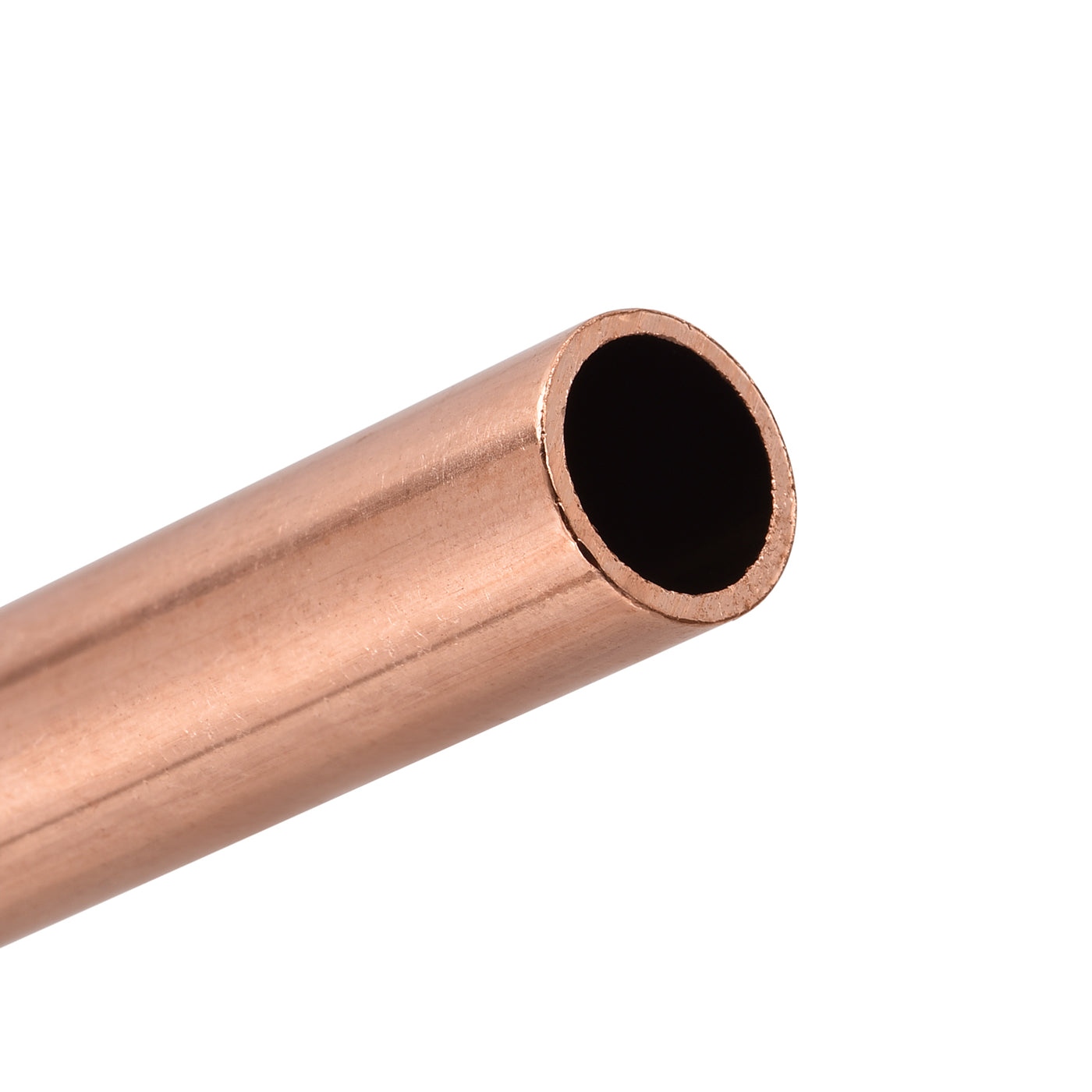 uxcell Uxcell Copper Round Tube 17mm OD 1.5mm Wall Thickness 100mm Length Pipe Tubing 2 Pcs