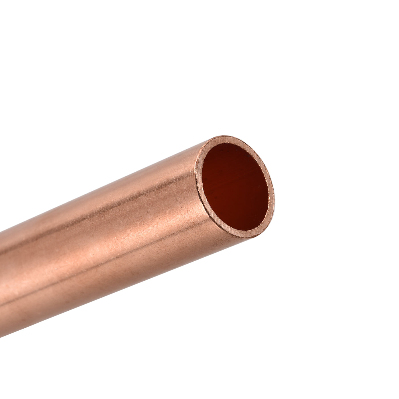uxcell Uxcell Copper Round Tube 19mm OD 1.5mm Wall Thickness 100mm Length Pipe Tubing