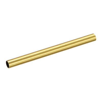 uxcell Uxcell Brass Round Tube 8mm OD 0.5mm Wall Thickness 100mm Length Pipe Tubing