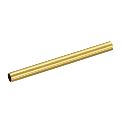 uxcell Uxcell Brass Round Tube 8.5mm OD 0.5mm Wall Thickness 100mm Length Pipe Tubing