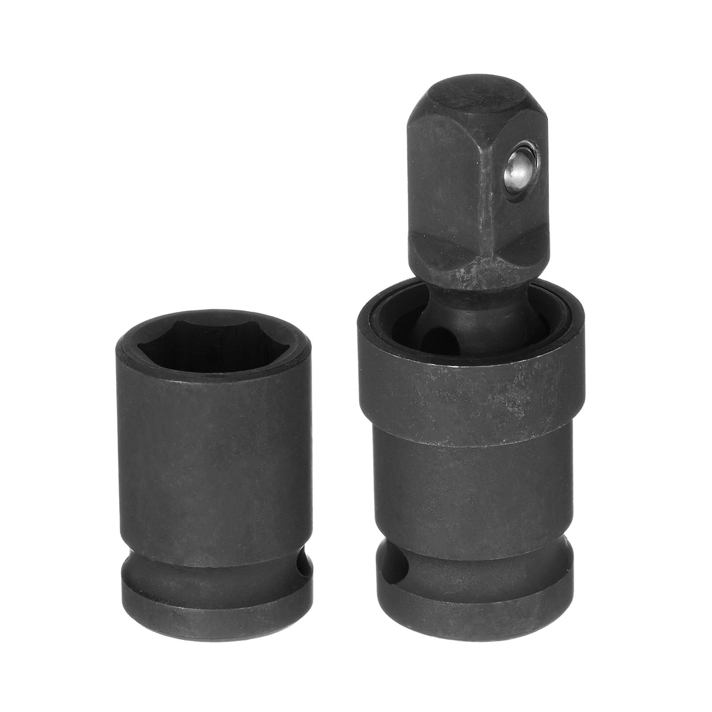 Harfington 17mm Impact Shallow Socket 1/2" Drive CR-MO Steel with 360° Universal Joint