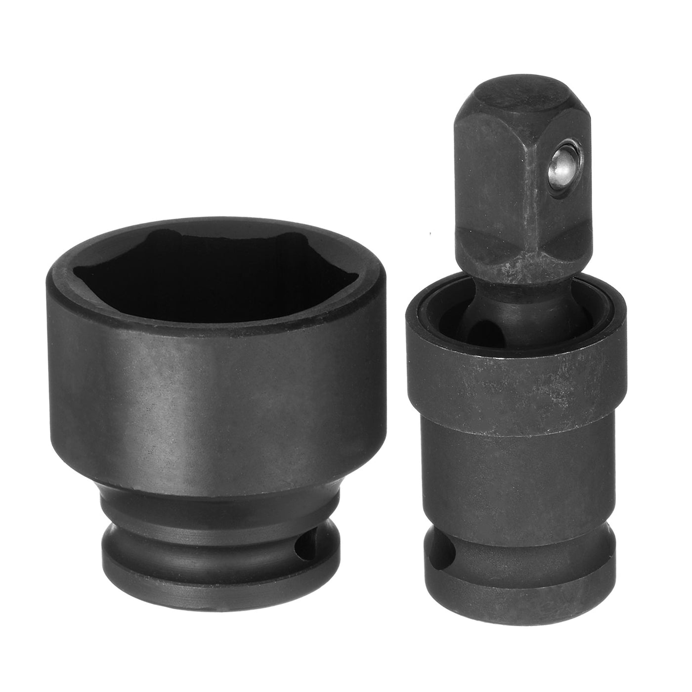 Harfington 38mm Impact Shallow Socket 1/2" Drive CR-MO Steel with 360° Universal Joint