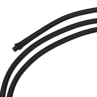 Harfington Twisted Cloth Covered Wire 2 Core 18AWG 3.0m/9.84ft,Electrical Cable,Black