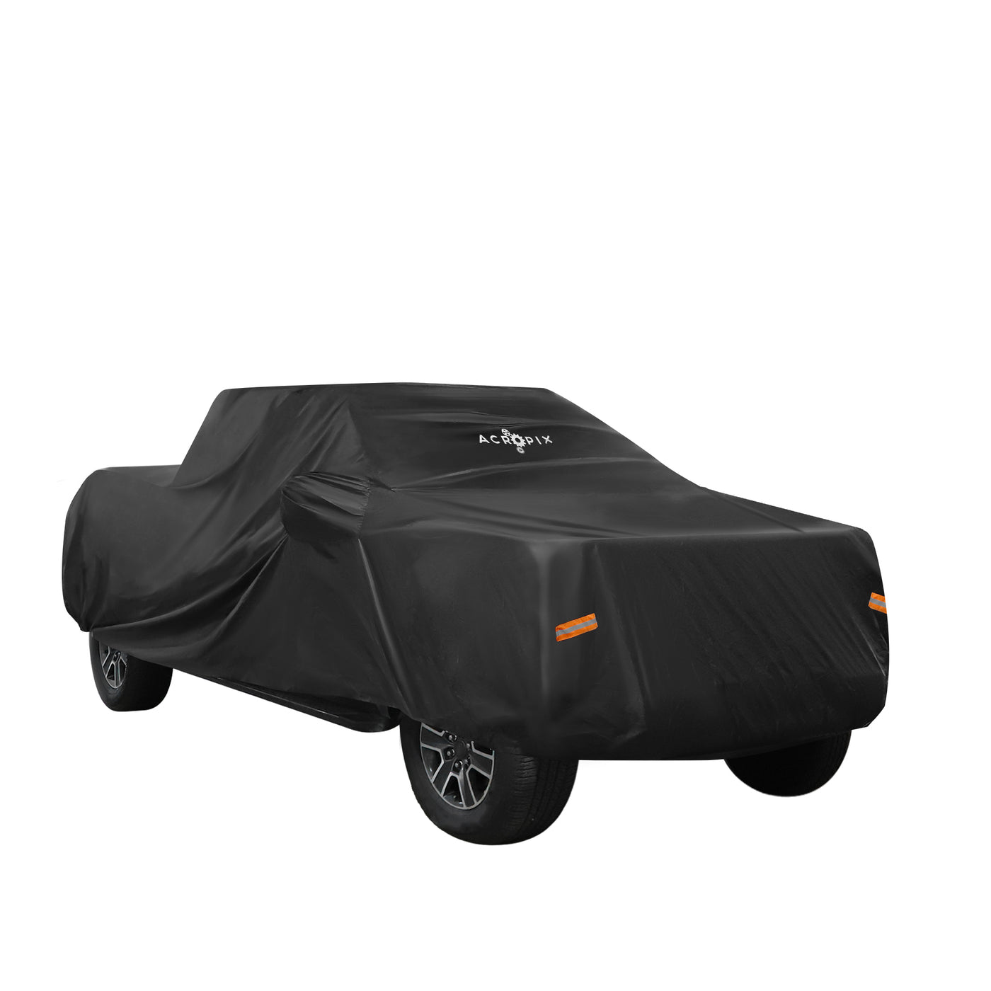 ACROPIX Pickup Truck Car Cover Fit for Ford F150 Crew Cab 6.5ft Bed Pickup 4 Door - Pack of 1 Black