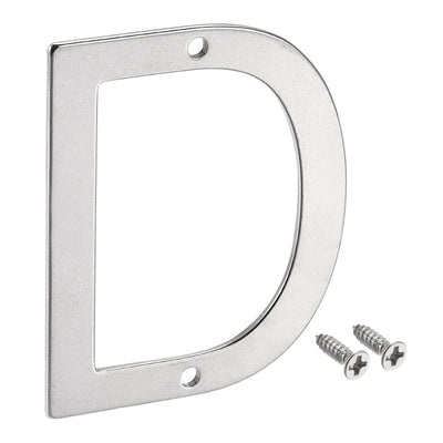 Harfington Uxcell 2.76 Inch Stainless Steel House Letter D for Mailbox Hotel Address Door Sign