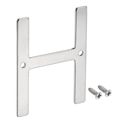 Harfington Uxcell 2.76 Inch Stainless Steel House Letter H for Mailbox Hotel Address Door Sign