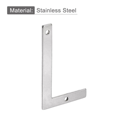 Harfington Uxcell 2.76 Inch Stainless Steel House Letter L for Mailbox Hotel Address Door Sign