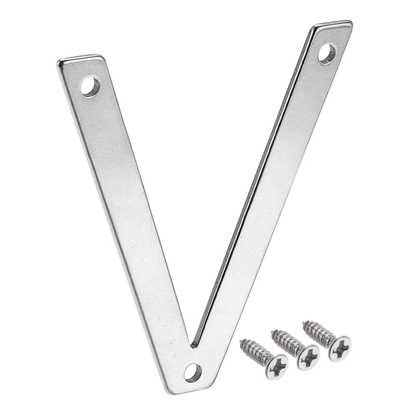 uxcell Uxcell 2.76 Inch Stainless Steel House Letter V for Mailbox Hotel Address Door Sign