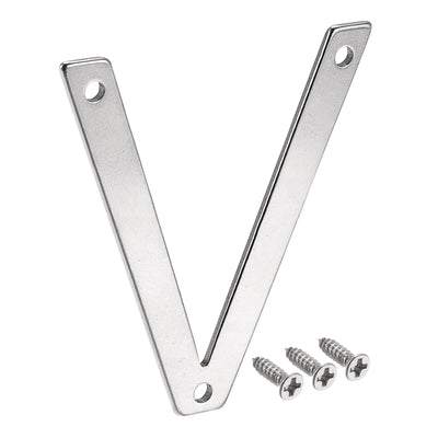Harfington Uxcell 2.76 Inch Stainless Steel House Letter V for Mailbox Hotel Address Door Sign