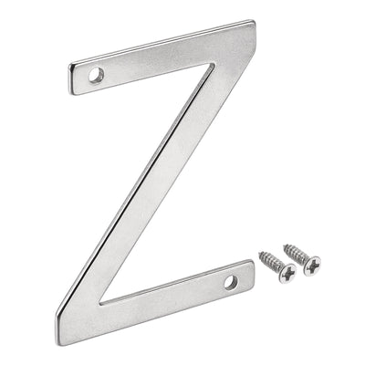Harfington Uxcell 2.76 Inch Stainless Steel House Letter Z for Mailbox Hotel Address Door Sign