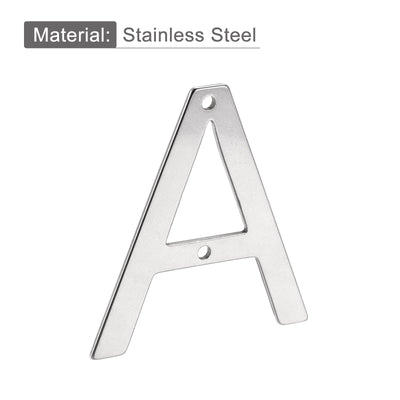 Harfington Uxcell 3.94 Inch Stainless Steel House Letter T for Mailbox Hotel Address Door Sign