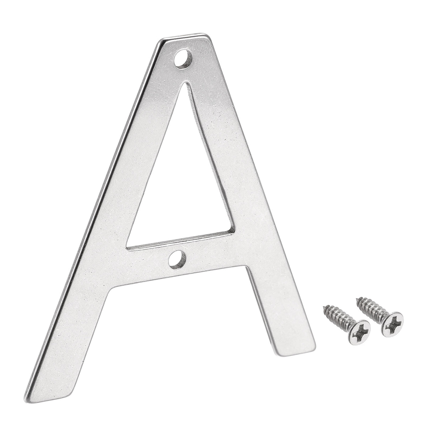Uxcell Uxcell 3.94 Inch Stainless Steel House Letter T for Mailbox Hotel Address Door Sign