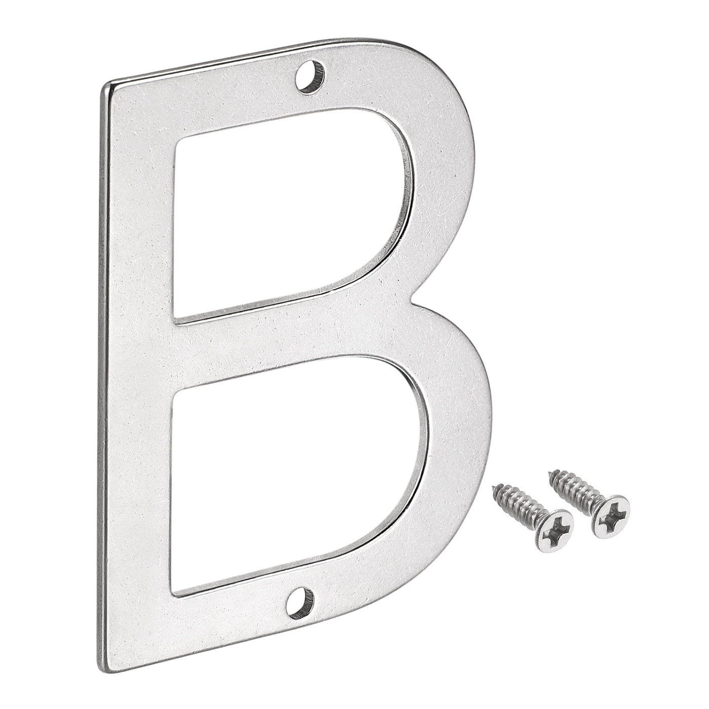 uxcell Uxcell 3.94 Inch Stainless Steel House Letter B for Mailbox Hotel Address Door Sign