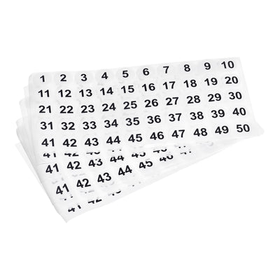 Harfington Number Sticker, Number Labels Self Adhesive Marked Sticker for Classification