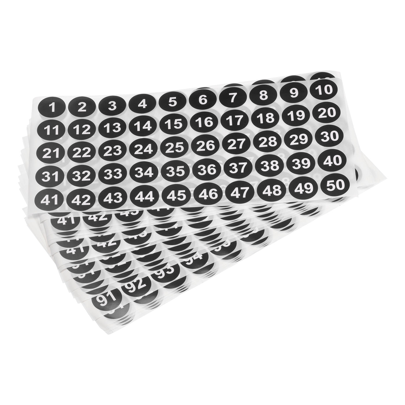 Harfington Number Stickers, Number Label Self Adhesive Marked Sticker for Classification