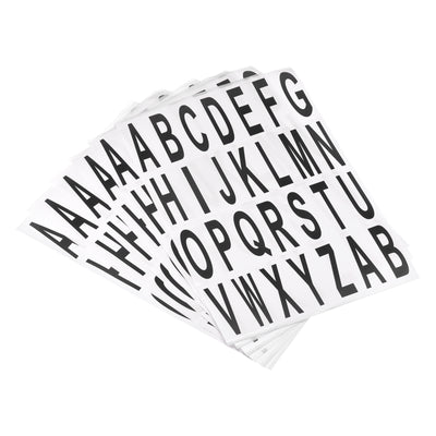 Harfington Letters Stickers Alphabet Sticky Letter Labels PVC Vinyl for Mailbox Address Window Door