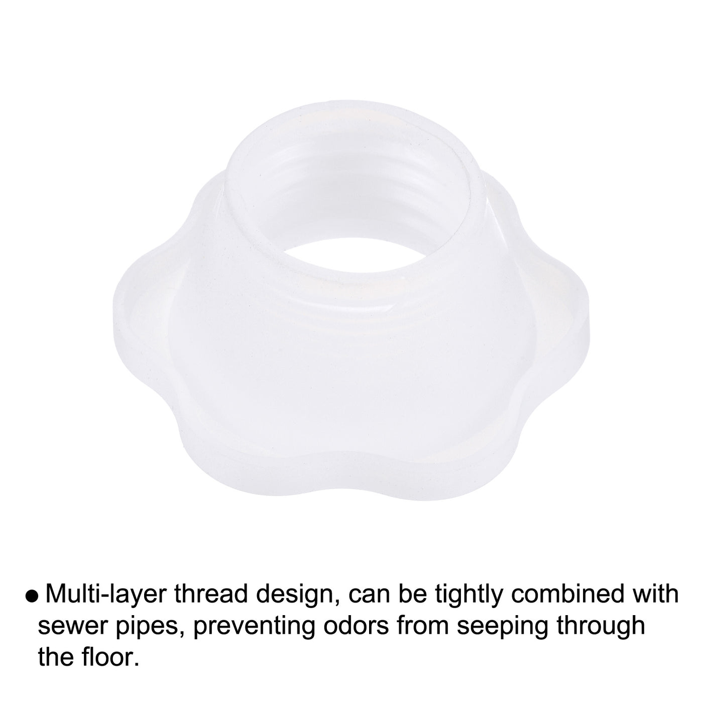 Harfington Sewer Drain Pipe Sealing Plug Silicone Hose Stopper Gasket for Kitchen Bathroom