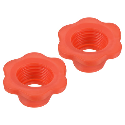 Harfington Sewer Drain Pipe Sealing Plug Silicone Hose Stopper Gasket for Kitchen Bathroom, Red Pack of 2