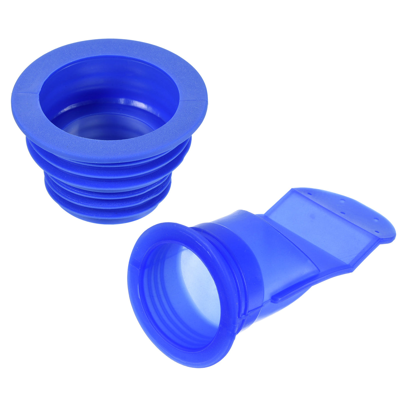 Harfington Sewer Drain Pipe Sealing Plug Silicone Hose Stopper with Blue Anti-odor Core for Kitchen Bathroom, 1 Set