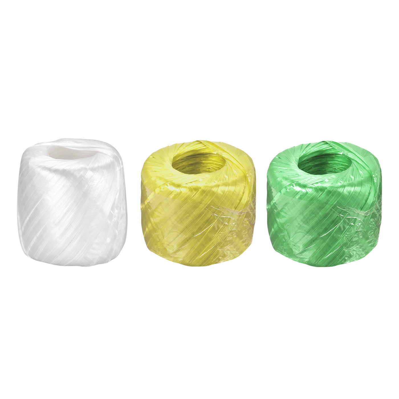 Harfington Polyester Nylon Plastic Rope Twine Bundled for Packing ,150m 3 Color 3Pcs